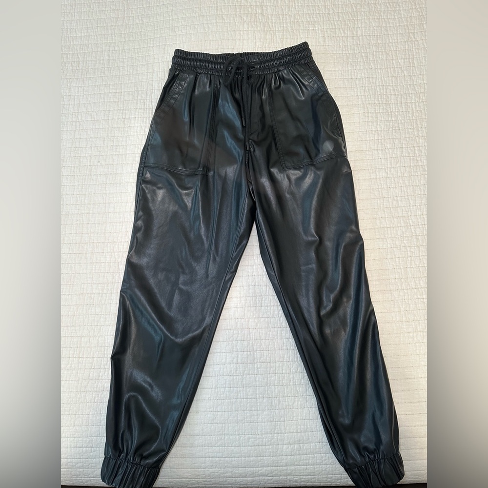Blank NYC vegan leather pants/joggers